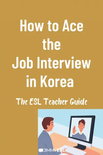How to Ace the Job Interview in Korea the ESL Teacher Guide