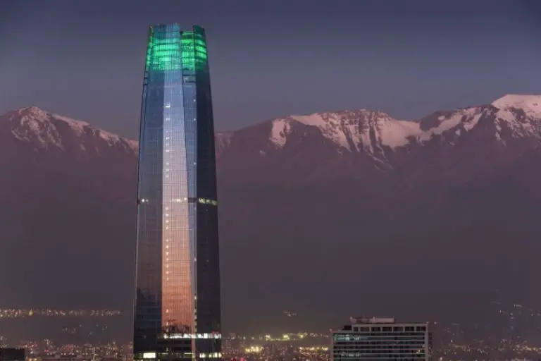 Santiago Gran Torre, a 64-story tall skyscraper