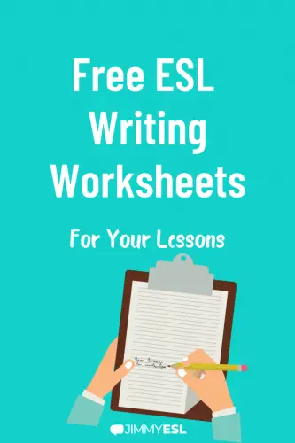 Free ESL writing worksheets for your lessons