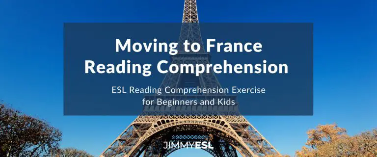 ESL Reading Comprehension Worksheet: France (Beginner-Elementary)