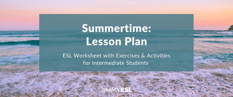 ESL Lesson Plan: Summer Activities (Intermediate)