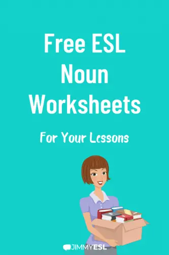 Free ESL noun worksheets for your lessons