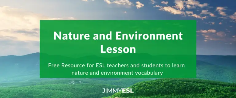 ESL Lesson Plan: Nature & Environment (Intermediate)