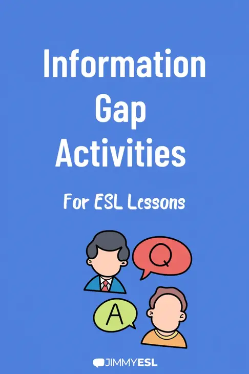 Information Gap Activities for ESL Lessons