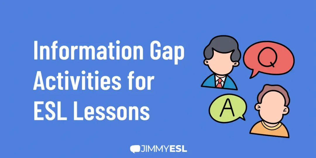 Information Gap Activities for ESL Lessons