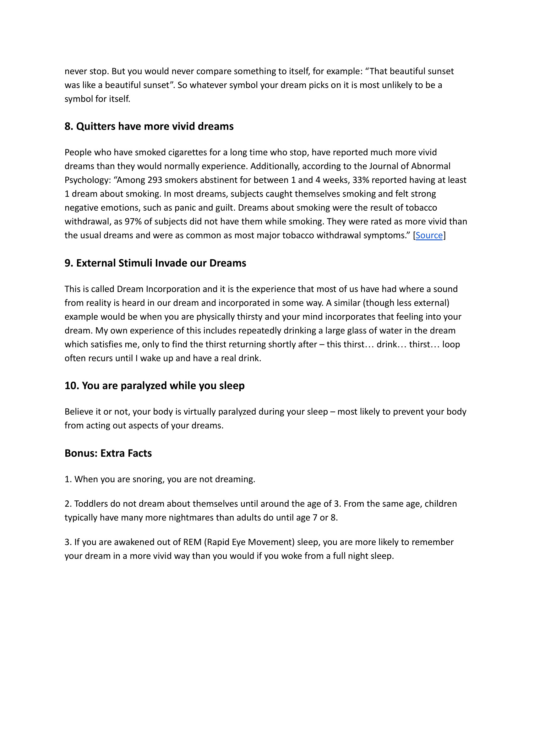 dreams-esl-worksheet-for-advanced-reading-comprehension – preview