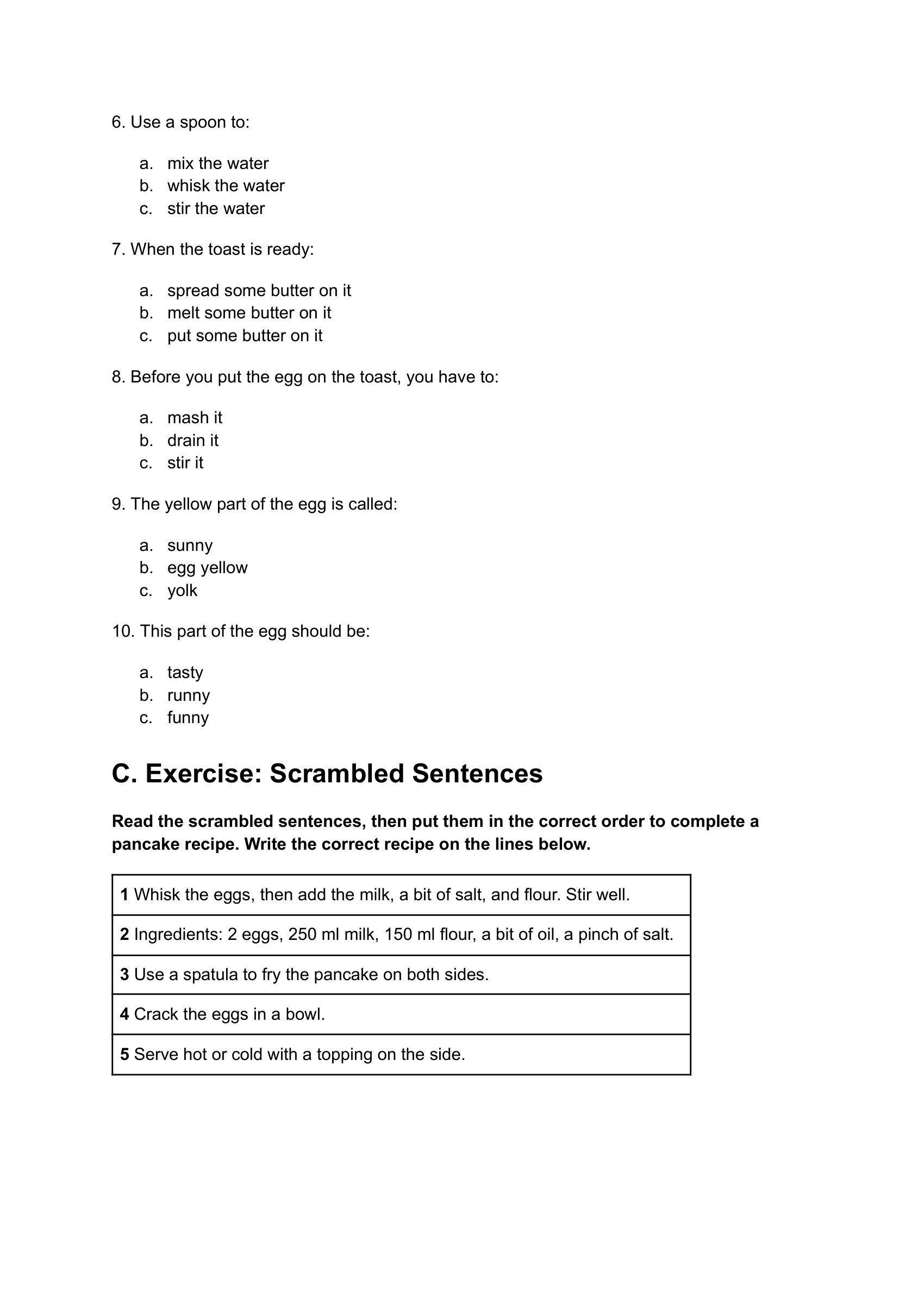 esl-kitchen-worksheet-intermediate – preview