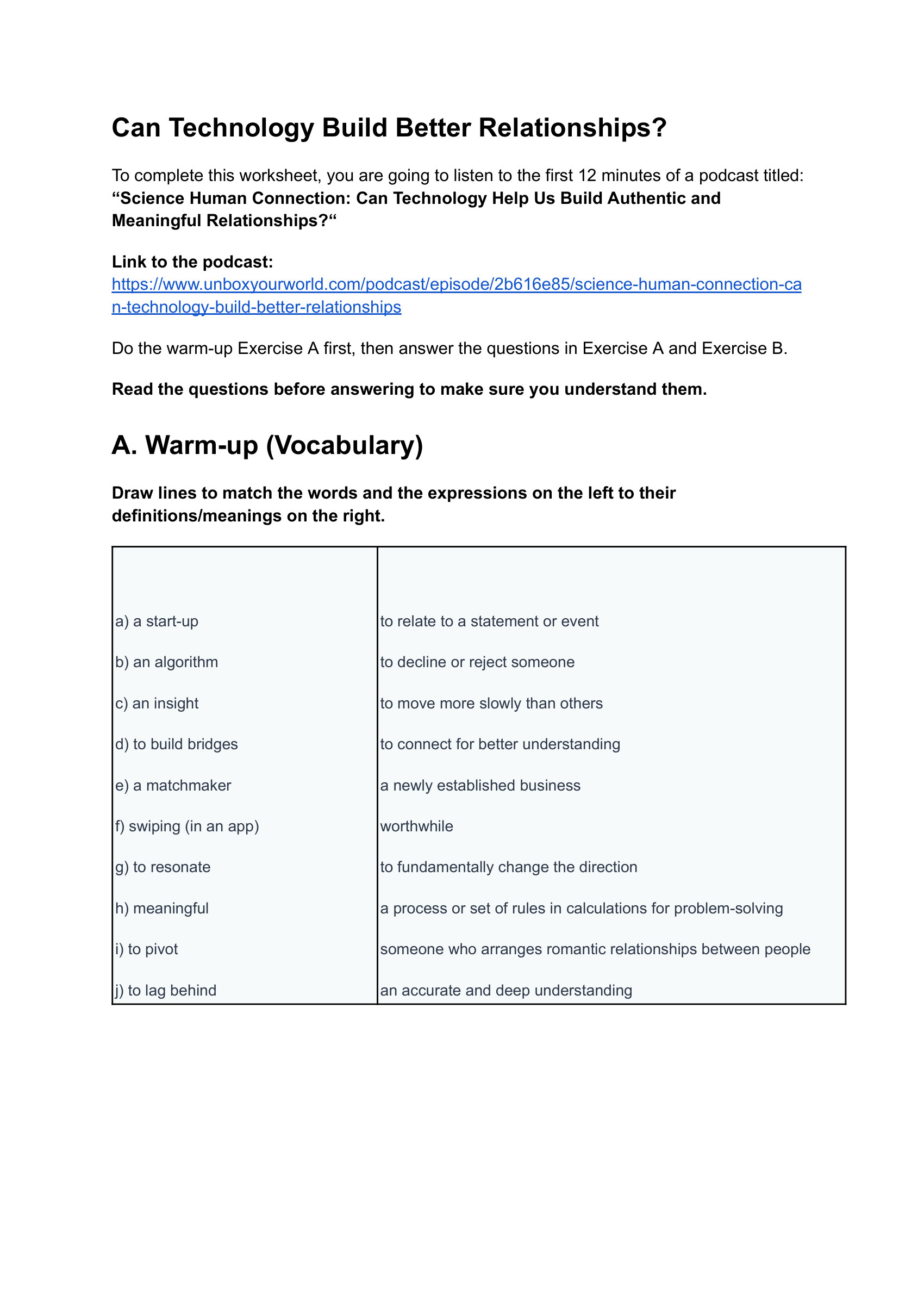 listening-comprehension-worksheet-technology-and-relationships-intermediate-advanced – preview