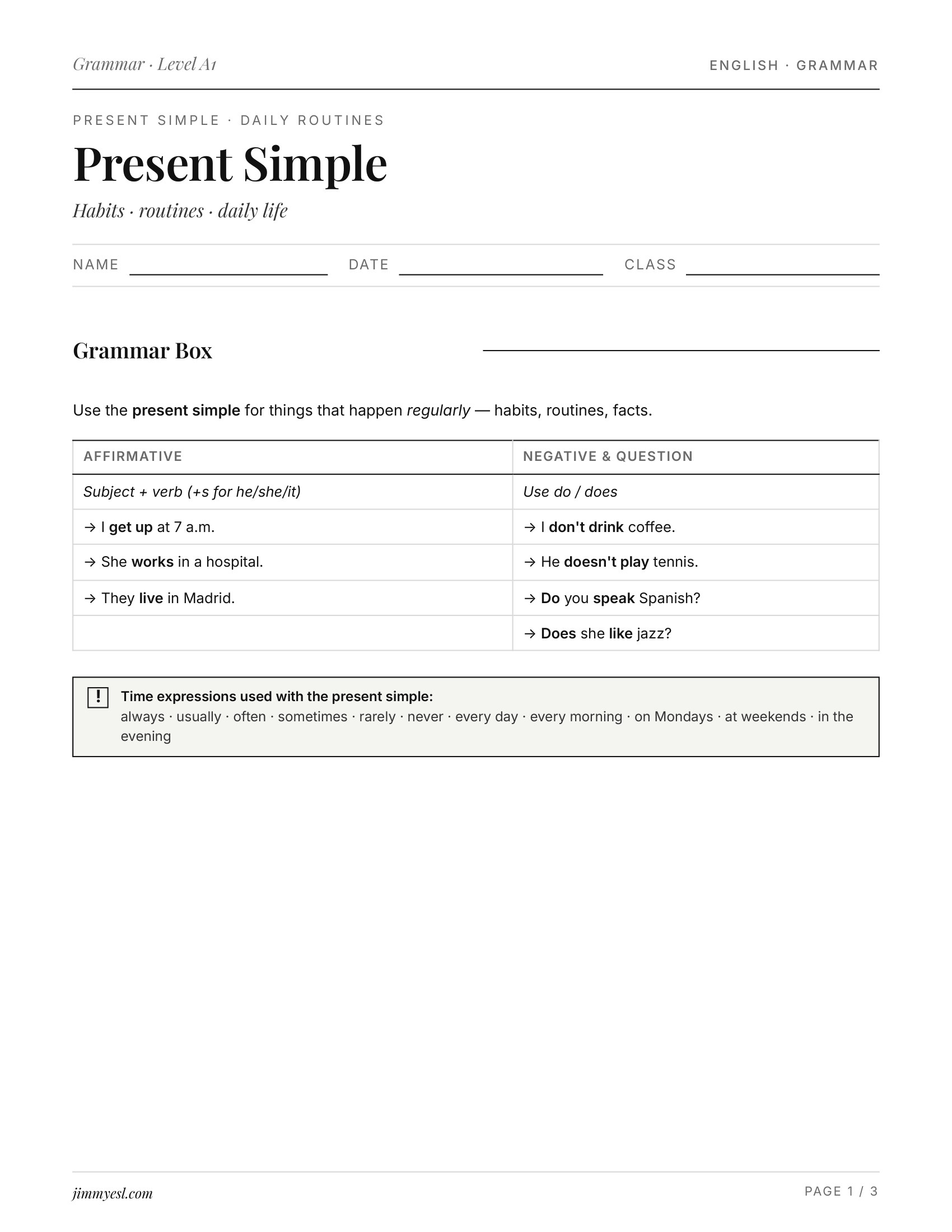 present-simple-daily-routines-2 – preview